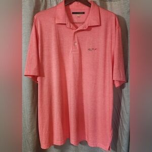 Greg Norman Collection Coral Pink Polo Shirt